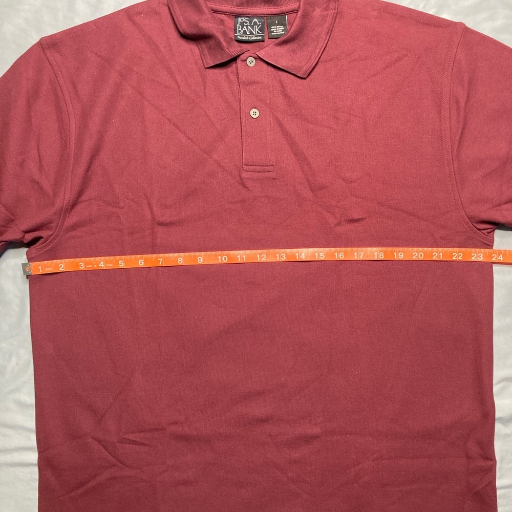 Jos. A. Bank Rich Burgundy Polo Shirt - Picture 9 of 9
